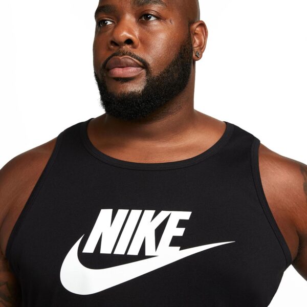 Nike Tank Icon Futura Erkek Siyah Günlük Stil Atlet - Görsel 2