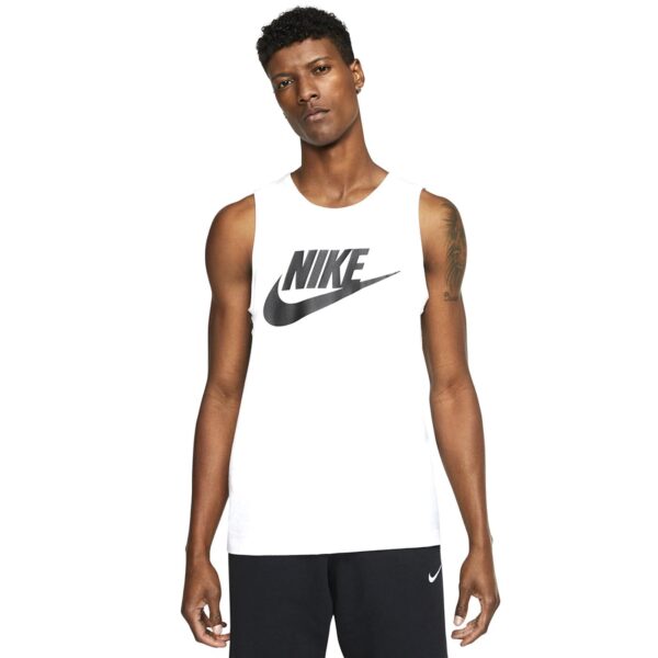 Nike Tank icon Futura Erkek Beyaz Antrenman Atleti